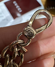 Gucci Metallic Chain Belt With Torchon Double G Gold - 6