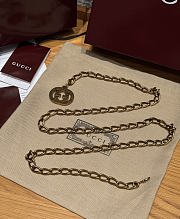 Gucci Double Chain Belt With Charm Gold - 3