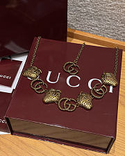 Gucci Chain Belt Strawberry And Double Gold - 5