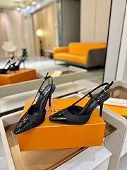 LV City Slingback Pump Black 1AITFA - 6