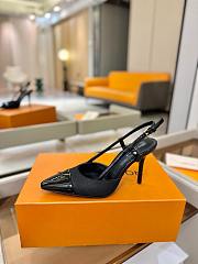 LV City Slingback Pump Black 1AITFA - 1