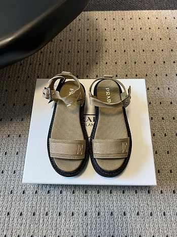 Prada Canvas Sandals Military Green 1X466O