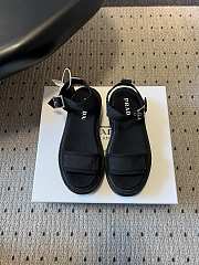 Prada Canvas Sandals Black 1X466O - 3