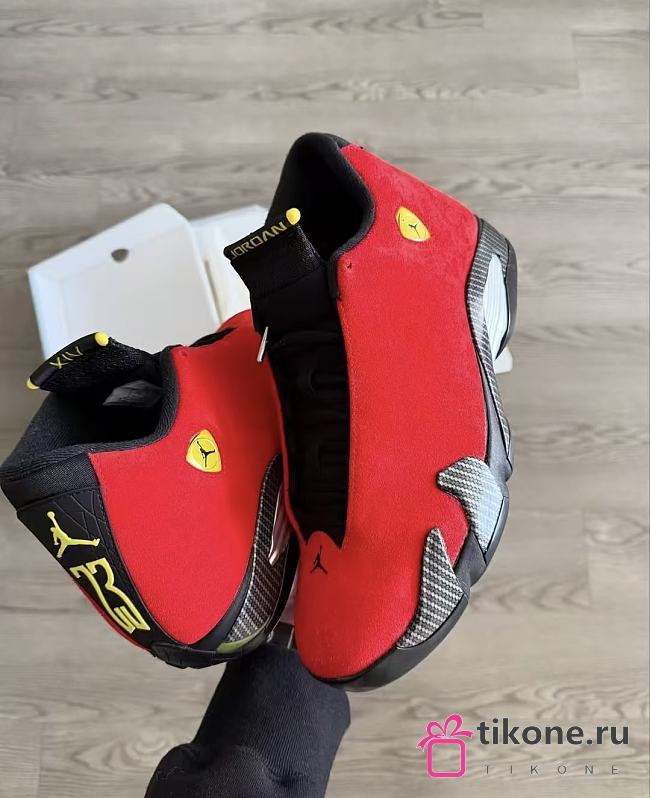 Air Jordan 14 Retro 'Ferrari' Sneakers Red  - 1