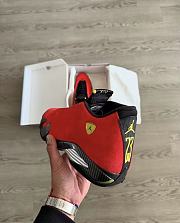 Air Jordan 14 Retro 'Ferrari' Sneakers Red  - 4