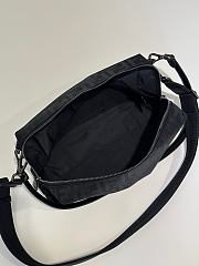 Fendi Squared FF Fendi Lui Medium Black FF Nylon Bag - 28x19x11cm - 3