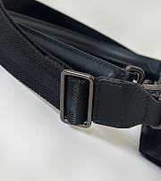 Fendi Squared FF Fendi Lui Medium Black FF Nylon Bag - 28x19x11cm - 2