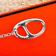 Hermes Chaine D'ancre Punk Necklace Silver - 2