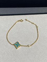 LV Color Blossom BB Star Bracelet Yellow Gold Amazonite and Diamond Q05977 - 1