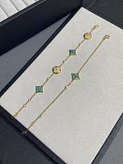 LV Color Blossom BB Star and Sun Multi-Motif Bracelet Yellow Gold Amazonite and Diamonds Q05979 - 2
