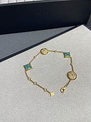 LV Color Blossom BB Star and Sun Multi-Motif Bracelet Yellow Gold Amazonite and Diamonds Q05979 - 3