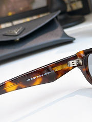 Prada PR B06SF Rectangular Sunglasses Gray - 5