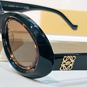 Loewe Mini Anagram Oval Sunglasses Black LW40190F - 3