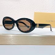 Loewe Mini Anagram Oval Sunglasses Black LW40190F - 2