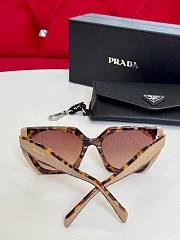 Prada PR15WS Rectangular Sunglasses Caramel - 4