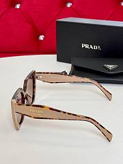 Prada PR15WS Rectangular Sunglasses Caramel - 3