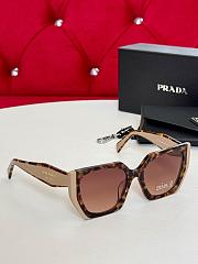 Prada PR15WS Rectangular Sunglasses Caramel - 2