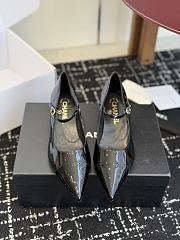 Chanel Mary Janes Patent Calfskin Black 35mm - 1