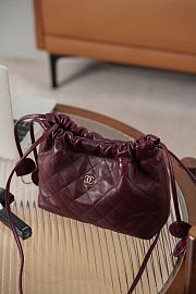 Chanel Clutch With Leather Strap Lambskin & Gold-Tone Metal Black - 18x12x5cm - 6