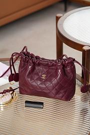 Chanel Clutch With Leather Strap Lambskin & Gold-Tone Metal Black - 18x12x5cm - 5