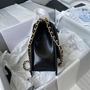 Chanel Wallet on Chain Shiny Calfskin & Gold-Tone Metal Black - 19.2x12.3x3.5cm - 5