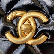 Chanel Wallet on Chain Shiny Calfskin & Gold-Tone Metal Black - 19.2x12.3x3.5cm - 6