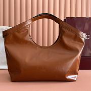 Gucci Giglio Large Tote Bag Dark Brown Leather - 60×47×16cm - 6