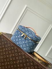 LV Nice Mini Monogram Denim M27946 - 20x13.5x12cm - 1