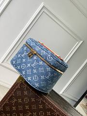 LV Nice Mini Monogram Denim M27946 - 20x13.5x12cm - 2