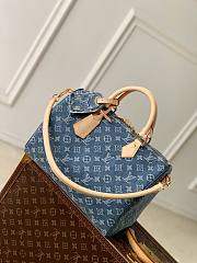 LV Speedy Soft 30 Monogram Denim M14430 - 30x21x17cm - 5