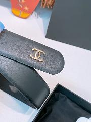 Chanel Leather Belt Calfskin & Metal Black & Gold 25475 - 6