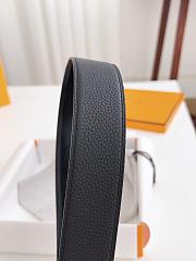 Hermes Constance Belt Buckle & Reversible Leather Strap 38mm Gold Black - 5