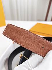 Hermes Constance Belt Buckle & Reversible Leather Strap 38mm Gold Brown/ Black - 6