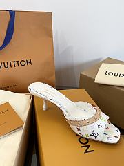 LVxTM 6AM Mule White/Multicolored 1AGWTD 5.5cm - 6