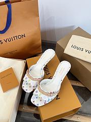 LVxTM 6AM Mule White/Multicolored 1AGWTD 5.5cm - 5