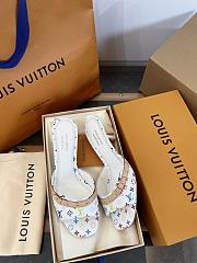 LVxTM 6AM Mule White/Multicolored 1AGWTD 5.5cm - 4