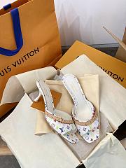 LVxTM 6AM Mule White/Multicolored 1AGWTD 5.5cm - 2