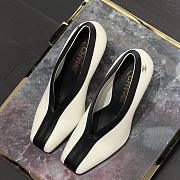 Chanel Pumps Lambskin Black & Ivory 95mm - 6