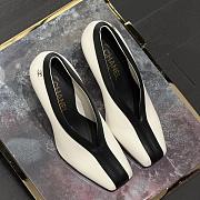 Chanel Pumps Lambskin Black & Ivory 95mm - 3