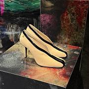 Chanel Pumps Suede Kidskin & Patent Calfskin Beige & Black 95mm - 2