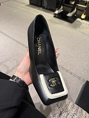 Chanel Pumps Lambskin Black & Ivory 90mm - 2