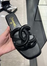 Chanel Mules Lamskin Black - 1