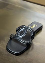 Chanel Mules Lamskin Black - 6