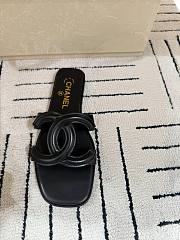 Chanel Mules Lamskin Black - 4