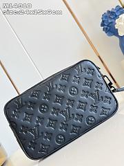 LV Pochette Kasai Monogram Shadow Leather Black M14910 - 24.5x15.5x6cm - 5