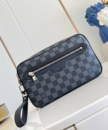 LV Pochette Kasai Damier Graphite Canvas N47626 - 24.5x15.5x6cm