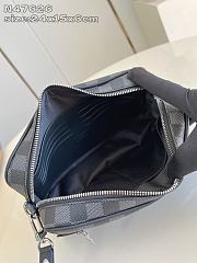 LV Pochette Kasai Damier Graphite Canvas N47626 - 24.5x15.5x6cm - 5