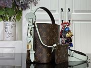 LV All In BB Monogram/ Crocodile Green N30028 - 16x18x12cm - 2