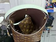 LV All In BB Monogram/ Crocodile Green N30028 - 16x18x12cm - 4