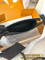 LV Gaston Wearable Wallet Monogram Shadow Leather Black M81115 - 22x14.5x4.5cm - 6